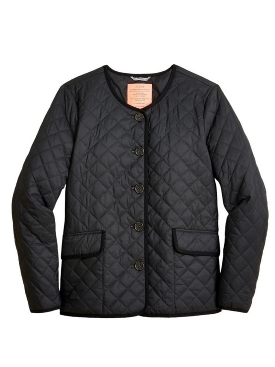 J. Crew Jackets & Blazers - J. Crew Black Quilted Lightweight Lady Jacket | 14 NEW